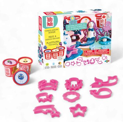 Pâte à modeler Tutti Frutti - Trio sirènes scintillantes