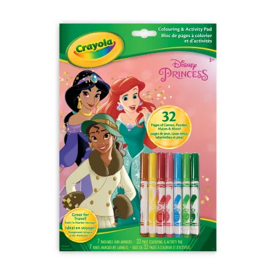 Crayola - Cahier de coloriage et d'activité de princesse
