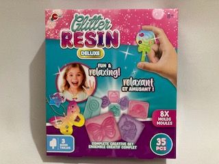 Ensemble à créer - Résine avec paillettes