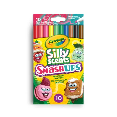 Crayola - 10 marqueurs lavable parfumés à traits fins
