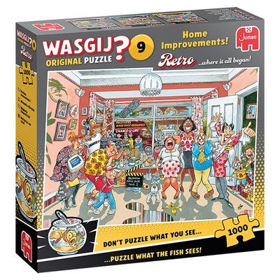 CASSE-TÊTE 1000 PIÈCES WASGIJ ORIGINAL RETRO NO 9 - PETITES RÉNOVATIONS!