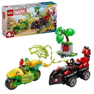 LEGO MARVEL 11198 - COURSE-POURSUITE ENTRE SPIN ET ELECTRO EN DINO-VÉHICULE