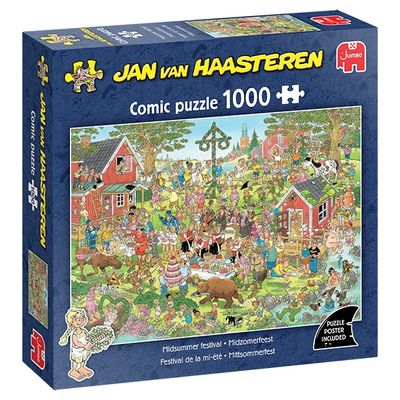 CASSE-TÊTE 1000 PIÈCES JAN VAN HAASTEREN - FESTIVAL DE LA MI-ÉTÉ