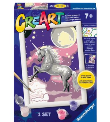 Peinture à numéro Creart - Licorne