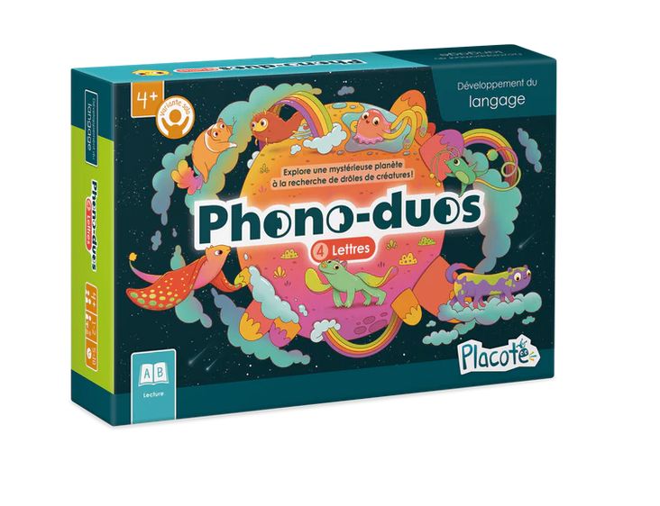 Placote - Phono-duos: Lettres (Connaissance de la forme majuscule et minuscule des lettres)