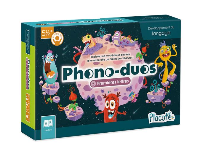 Placote - Phono-duos: Premières lettres (Connaissance du son des lettres)