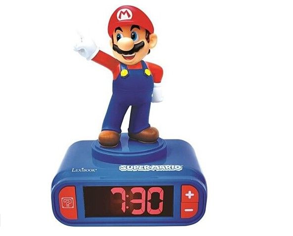 Lexibook - Réveil veilleuse: Super Mario