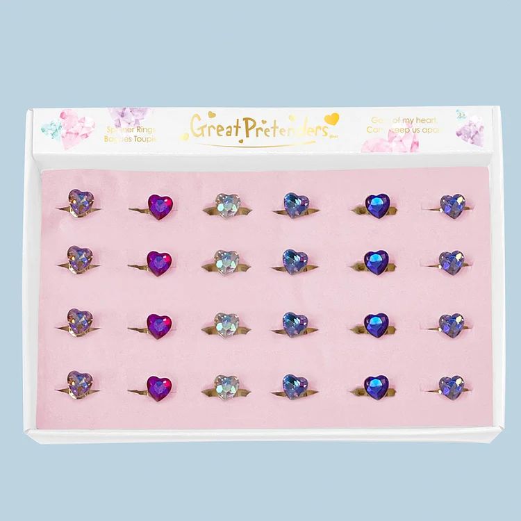 Bague coeur rotative