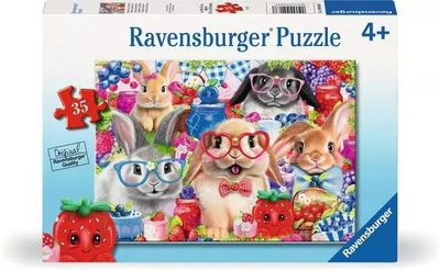 Casse-tête 35 pièces Ravensburger - Lapins et petits fruits