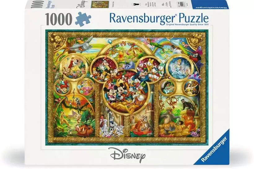 Casse-tête 1000 pièces Ravensburger Disney - The Best Disney Themes