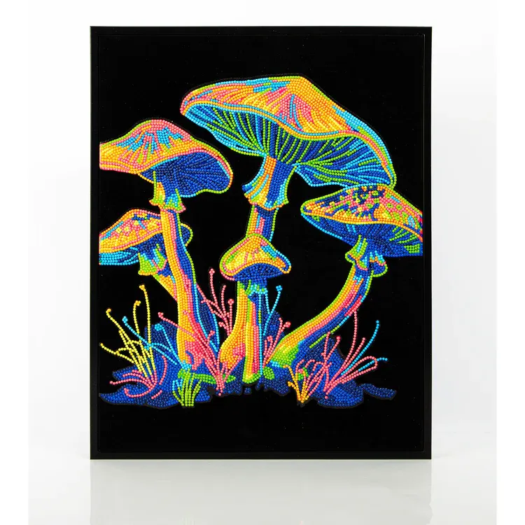 Broderie de diamant Diamond Dotz - Champignons néons