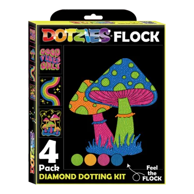 Broderie de diamant Dotzies Flock - Neon good vibes