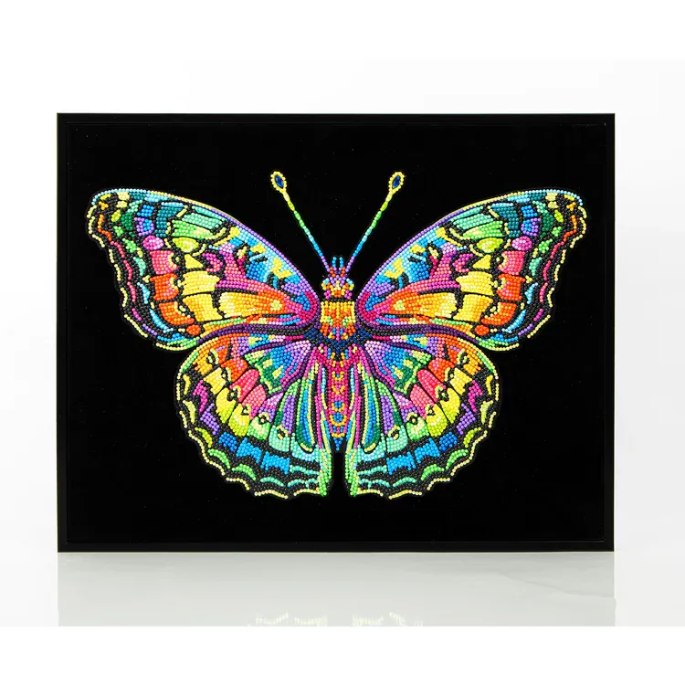 Broderie de diamant Diamond Dotz - Papillon néon