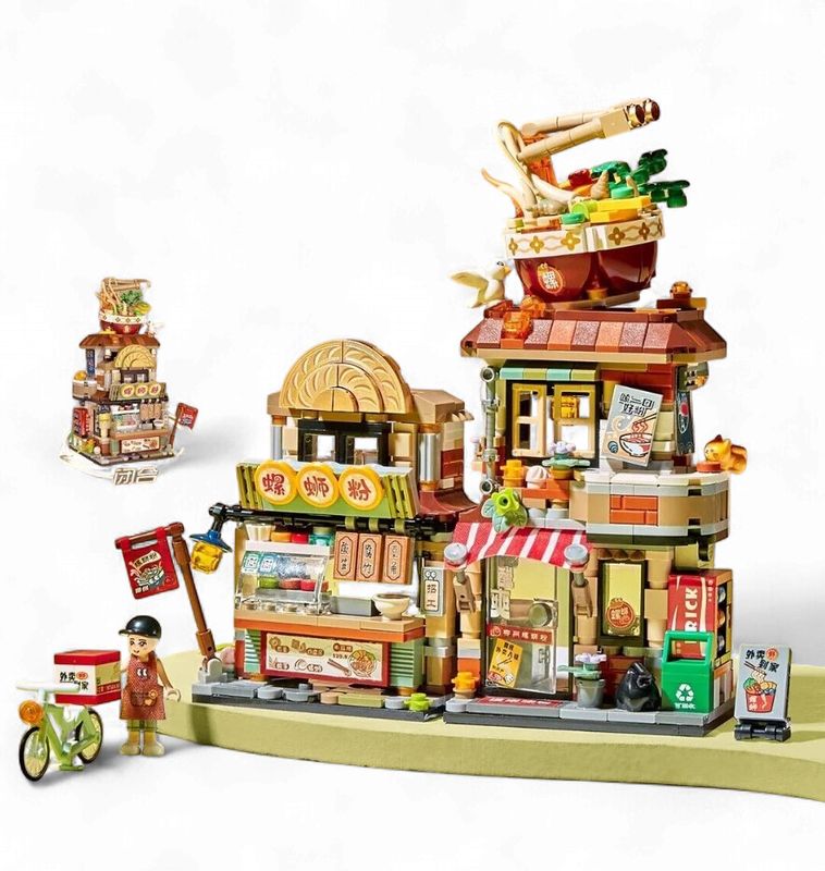 LOZ Block Mini - Le magasin de nouille en spirale