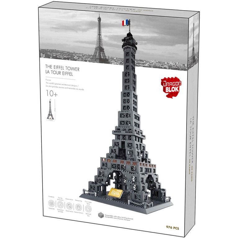 Dragon Blok - La tour Eiffel architecte