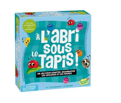À l'abris sous le tapis