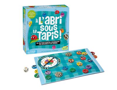 À l'abris sous le tapis