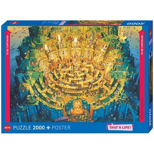 CASSE-TÊTE 2000 PIÈCES HEYE - DEEP DOWN THAT'S LIFE