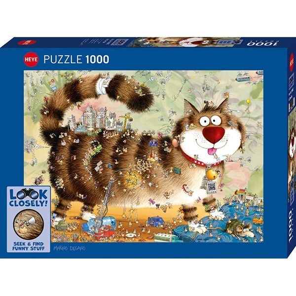 CASSE-TÊTE 1000 PIÈCES HEYE - AT THE CAT