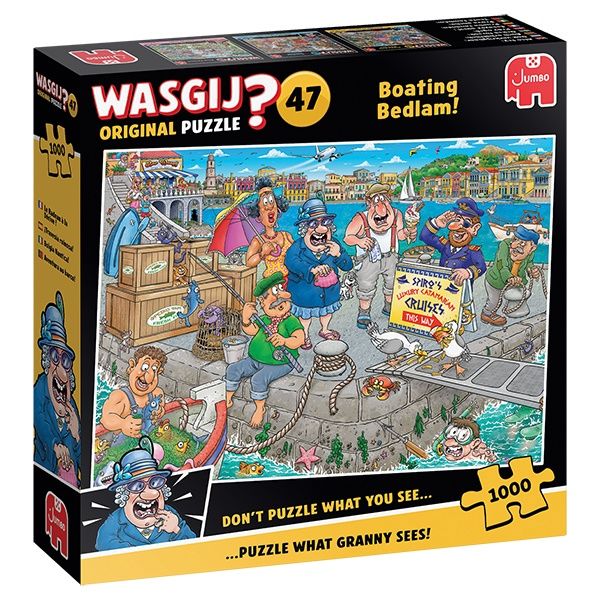 CASSE-TÊTE 1000 PIÈCES WASGIJ ORIGINAL NO 47 - LE RADEAU À LA DÉRIVE