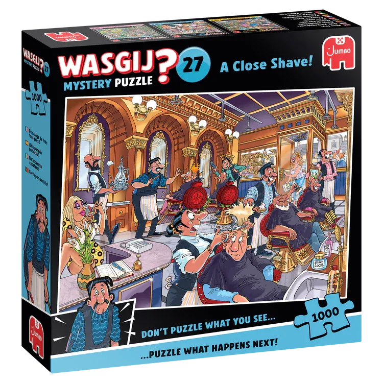 Casse-tête Wasgij mystery no 27 - Un rasage de Très près
