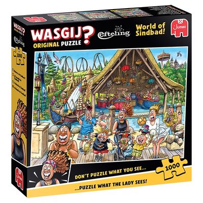 CASSE-TÊTE 1000 PIÈCES WASGIJ ORIGINAL - EFTELING: UNIVERS DE SINBAD