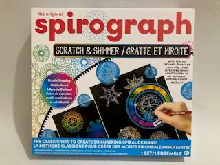 Spirograph à grattter scintillant