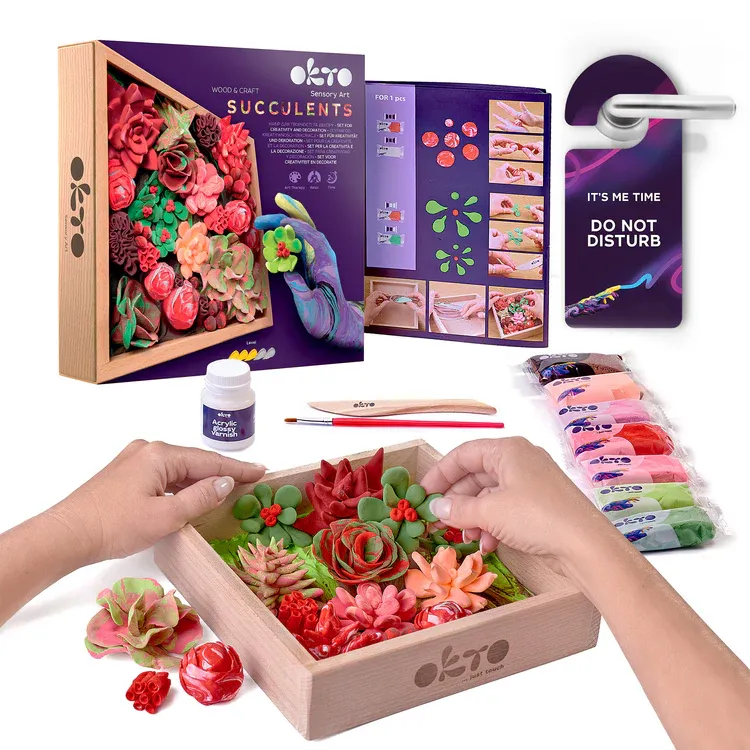 Wood &amp; craft - Succulentes: Passion