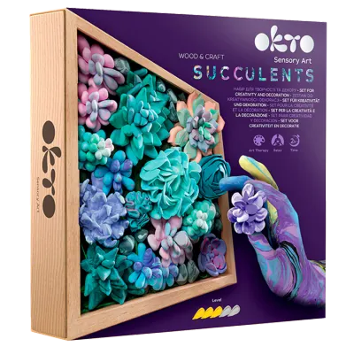 Wood &amp; craft - Succulentes: Tendresse