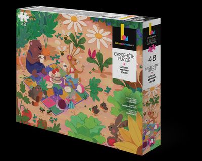 CASSE-TÊTE 48 PIÈCES LALITA'S ART SHOP -PIQUE-NIQUE AU JARDIN