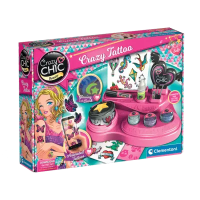 Clementoni Crazy Chic - Tatouage en folie