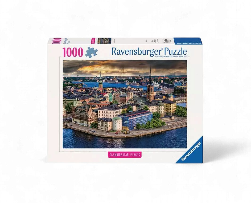 Casse-tête 1000 pièces Ravensburger -  Stockholm, Suède