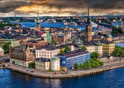 Casse-tête 1000 pièces Ravensburger -  Stockholm, Suède