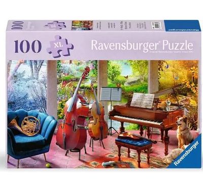 Casse-tête 100 pièces XL Ravensburger - Les 4 saisons en musique