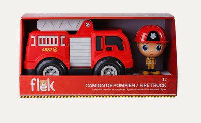 FLEK - CAMION DE POMPIER AVEC FIGURINE