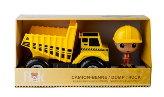 FLEK - CAMION BENNE AVEC FIGURINE