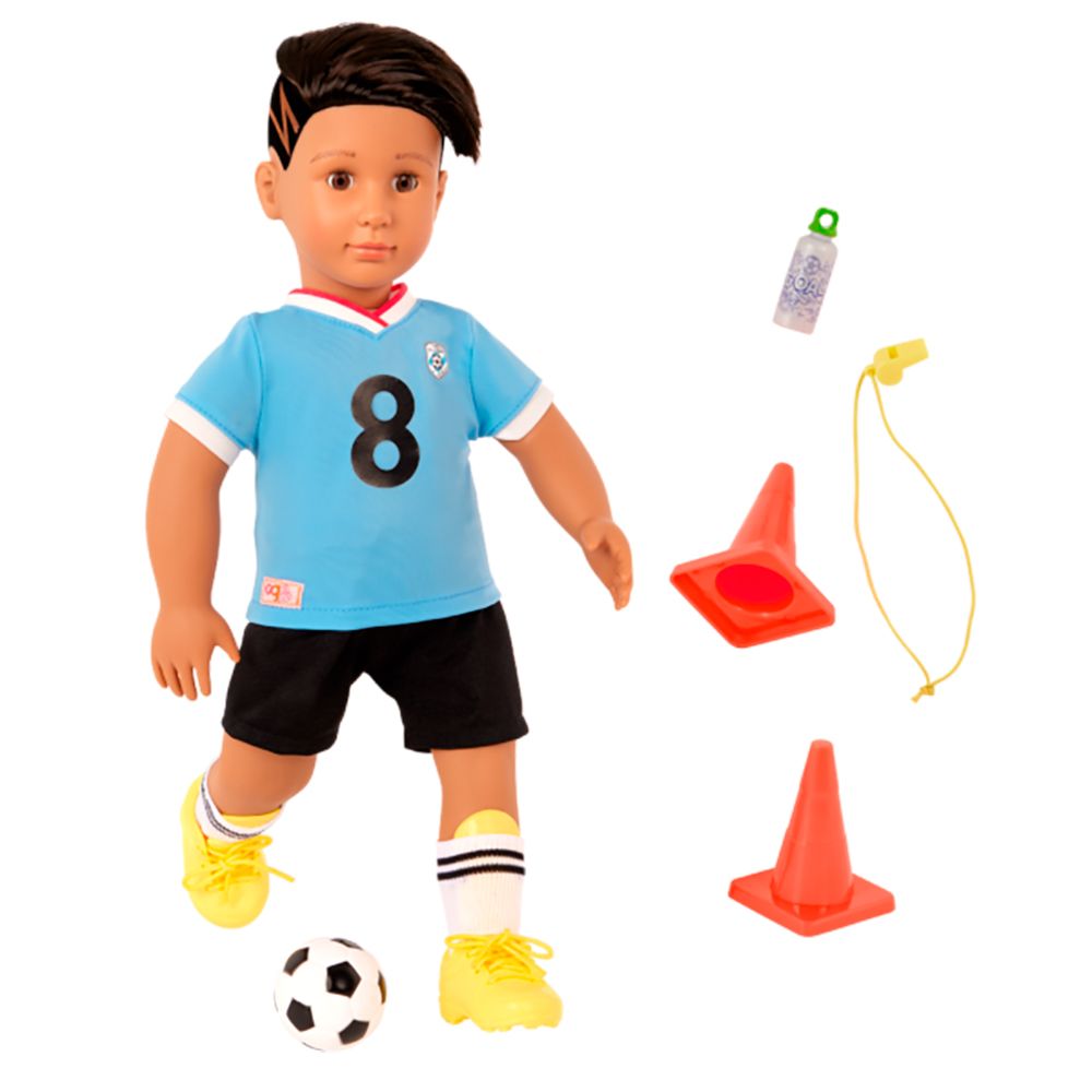 Poupée Our Generation de luxe - Mateo joueur de soccer