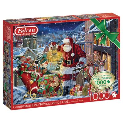 CASSE-TÊTE 2 X1000 PIÈCES DE NOEL FALCON - RÉVEILLON DE NOEL