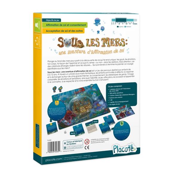 Placote - Sous les mer: une aventure d'affirmation de soi (Affirmation de soi et consentement, acceptation de soi et des autres)