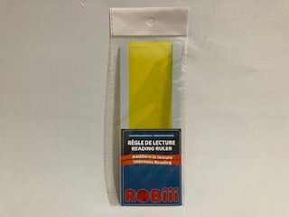 Règle de lecture XL - Jaune