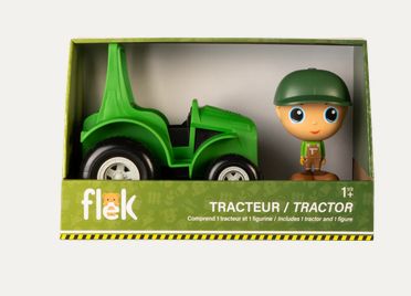 FLEK - TRACTEUR AVEC FIGURINE