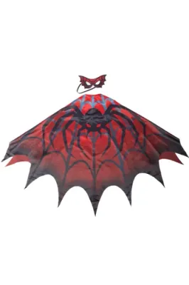 Cape de Super-héro araignée en tissu 4-6 ans