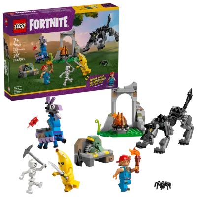 LEGO FORTNITE 77075 - LE CAMP DE PEELY ET SPARKPLUG