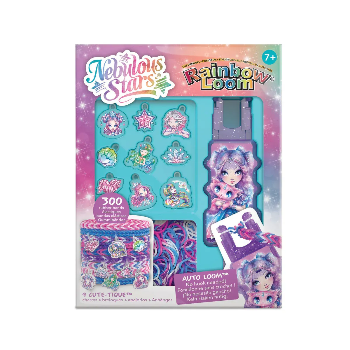 NEBULOUS STARS - RAINBOW LOOM ENSEMBLE DE BRELOQUE