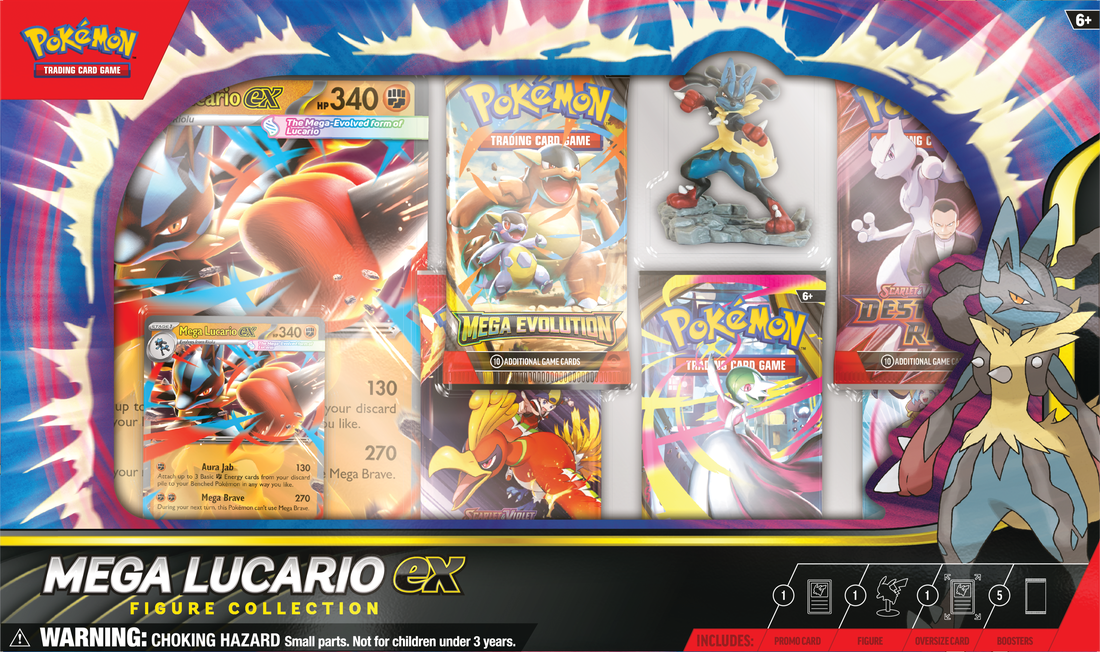 POKEMON MEGA LUCARIO EX FIGURE COLLECTION