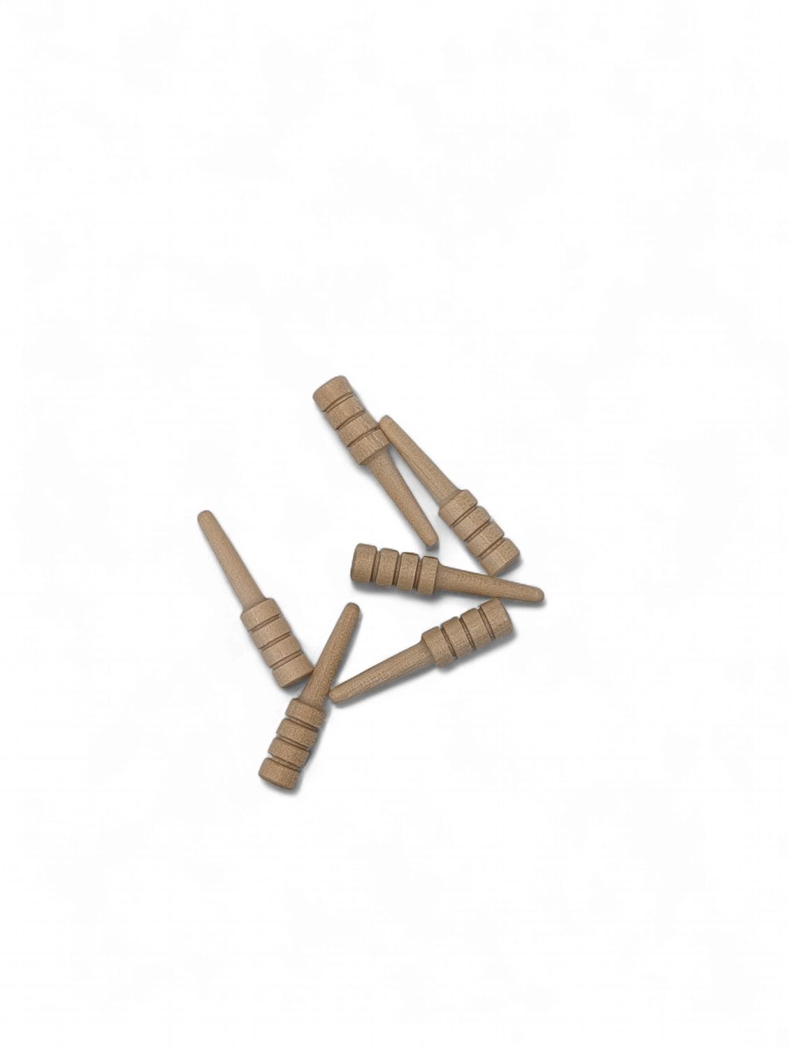 6  chevilles en bois pour jeu du 12x12