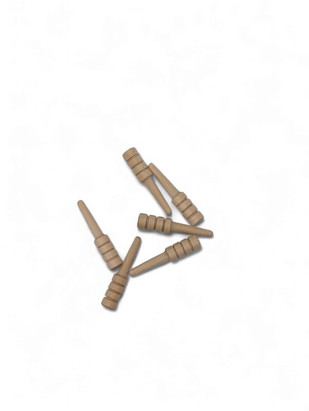 6  chevilles en bois pour jeu du 12x12