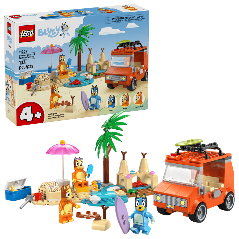 LEGO BLUEY 11202 - L'ESCAPADE À LA PLAGE DE LA FAMILLE