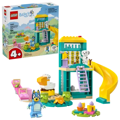LEGO BLUEY 11201 - BLUEY ET CHLOÉ À L'AIR DE JEU