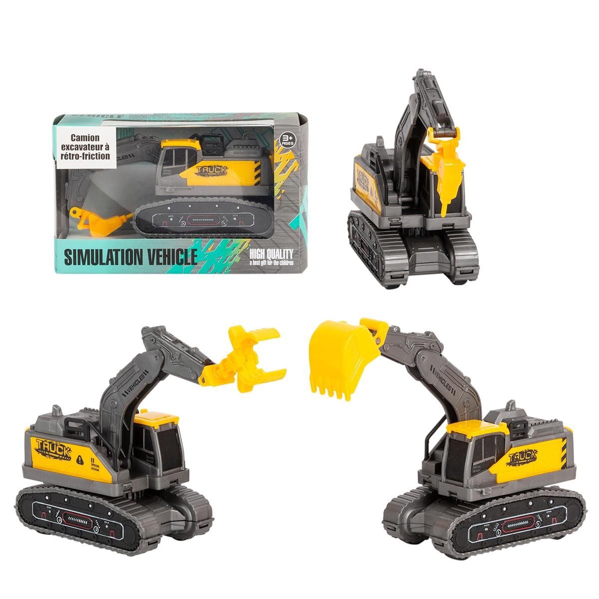 VÉHICULE D'EXCAVATION À RÉTROFRICTION